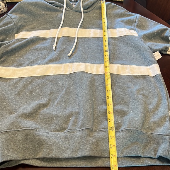 Sovereign Code Men’s Eaton Striped Pullover color Dk Sea Hoodie size Lar… - Picture 13 of 17